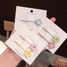 Korean Trendy Lovely Girl Side Hair Pins - Colorful Spr