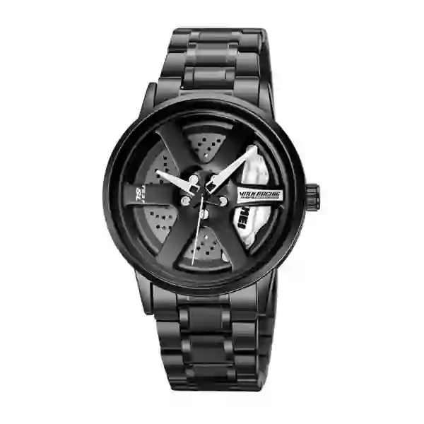 Skmei Orignal Wheel watch
stainless steel 
master lock
classical lock
full black