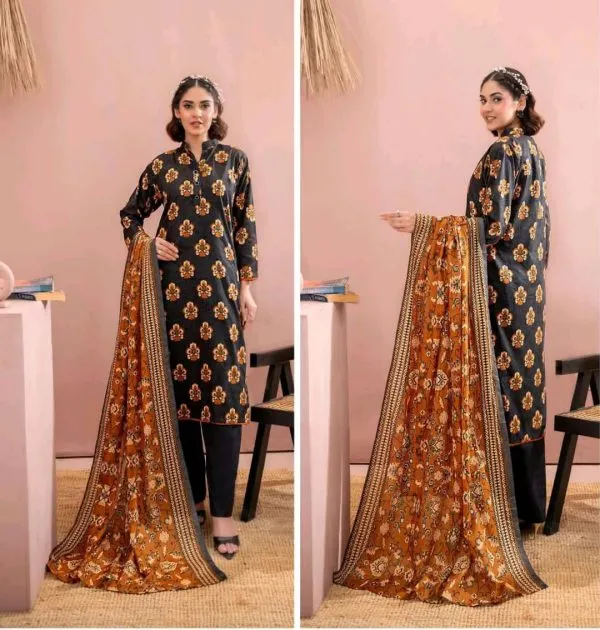 Zesh 3 piece Unstiched