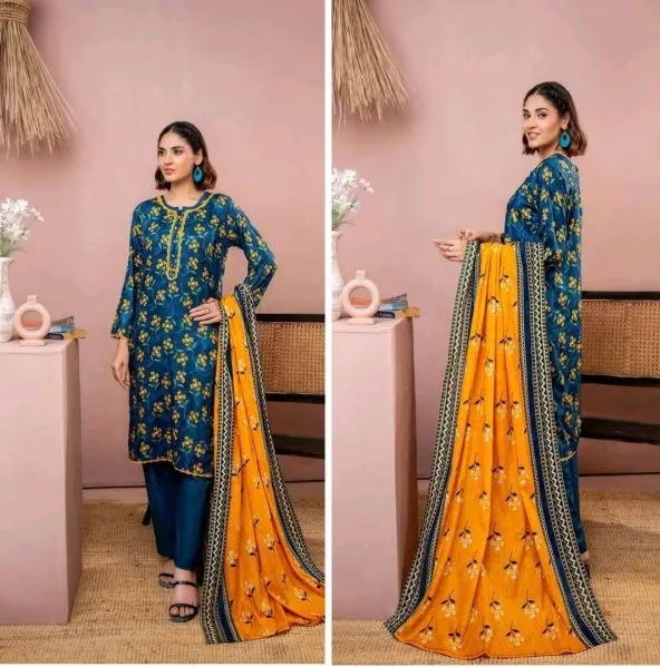 Zesh Summer Lawn Suit