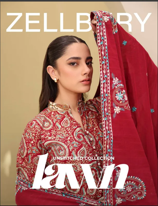ZELLBURRY lawn 3 piece