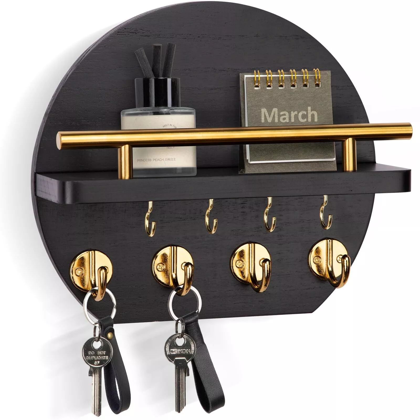 Key Holder for Wall - 9.8 Inch Apartment Wall Decor
