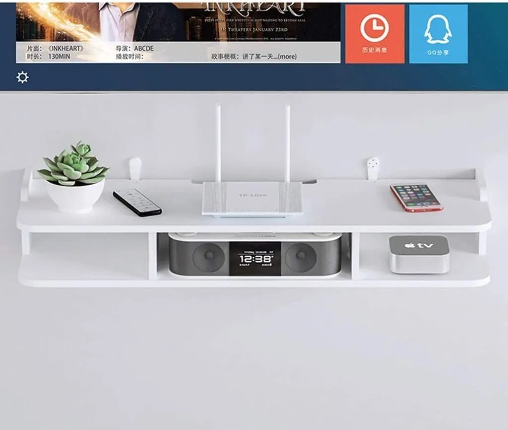Wireless Router Storage Shelf TV DVD Set-top Box