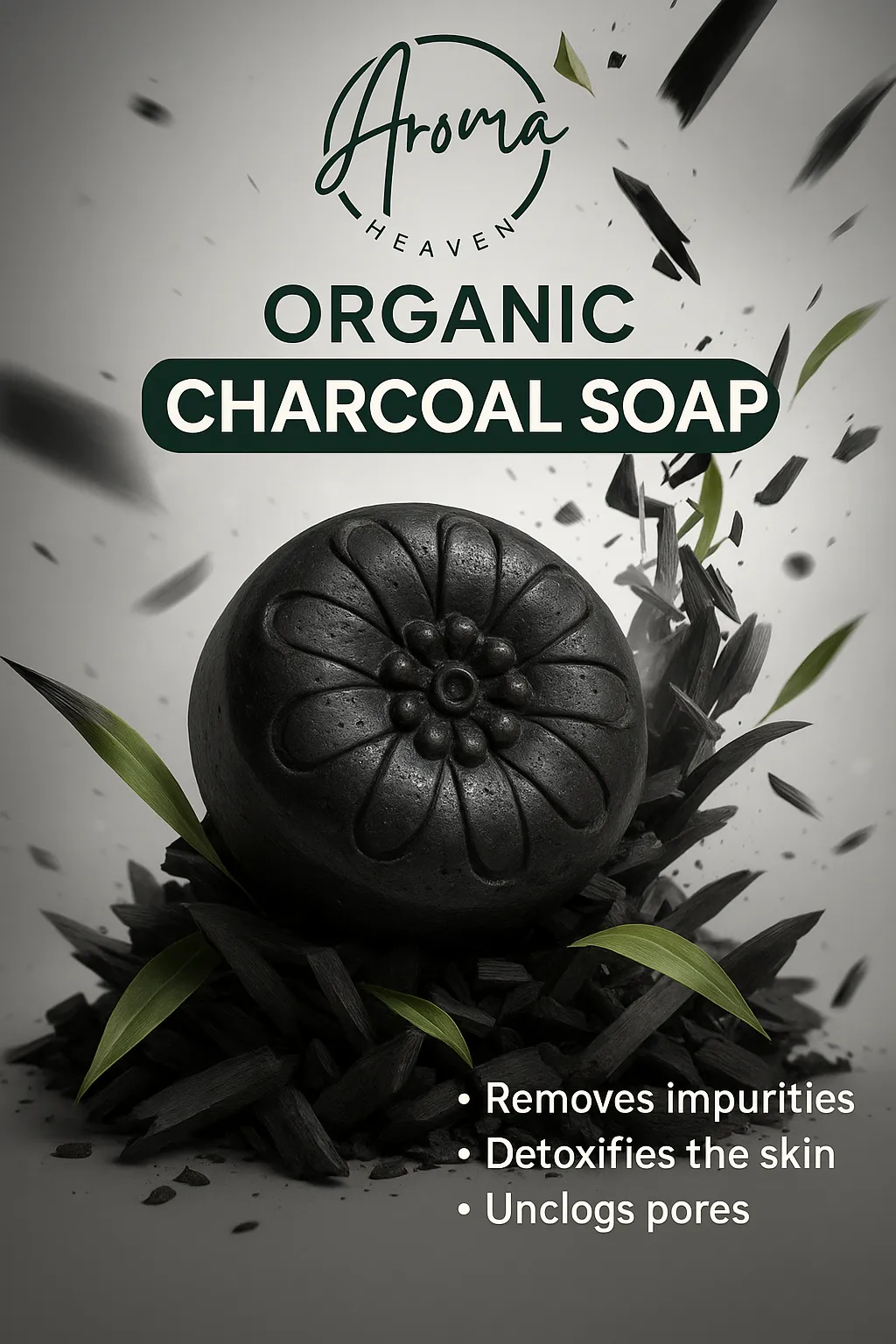 Charcoal- organic soap
