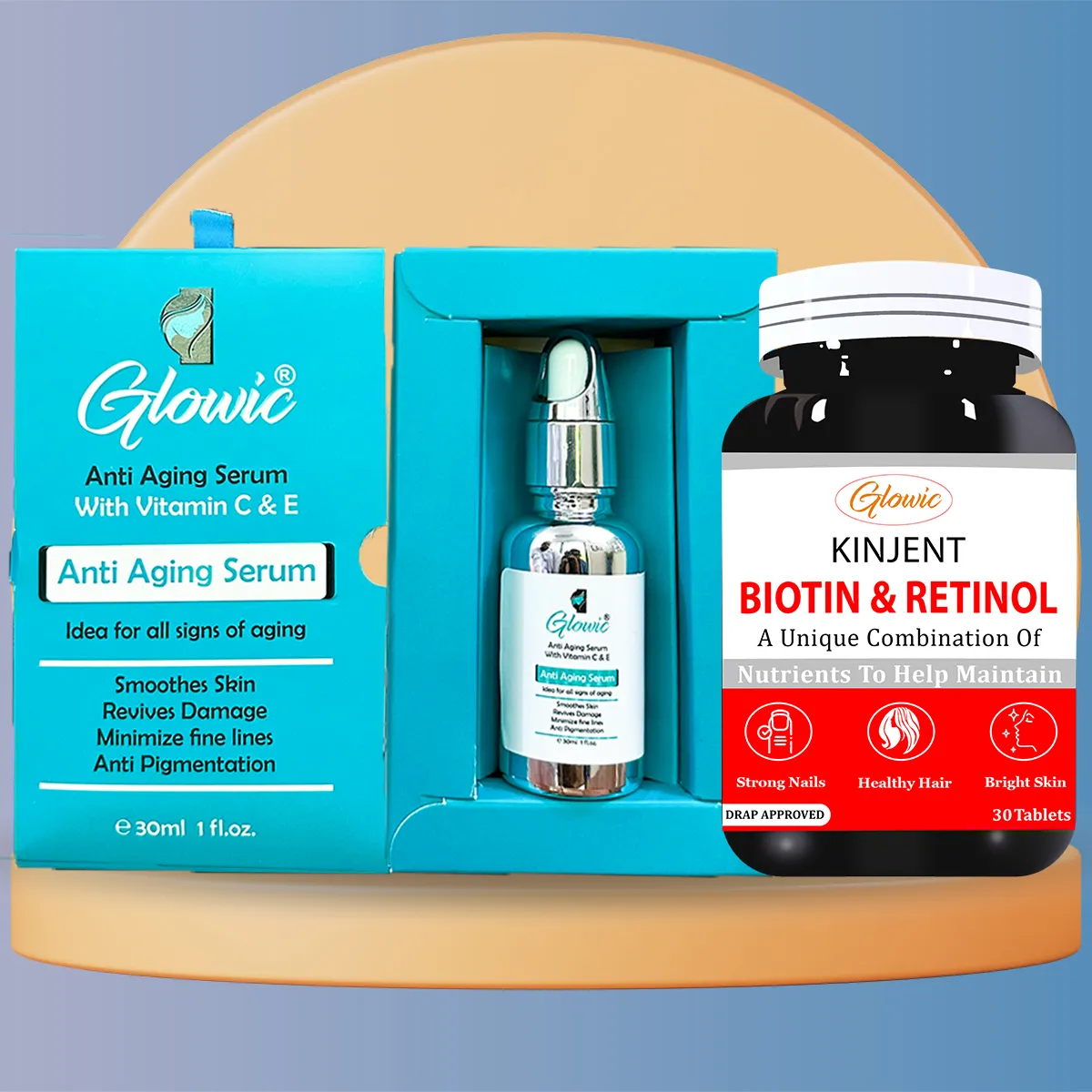 ANTI-AGING SERUM+KINJENT TABLET (COMBO PACK)