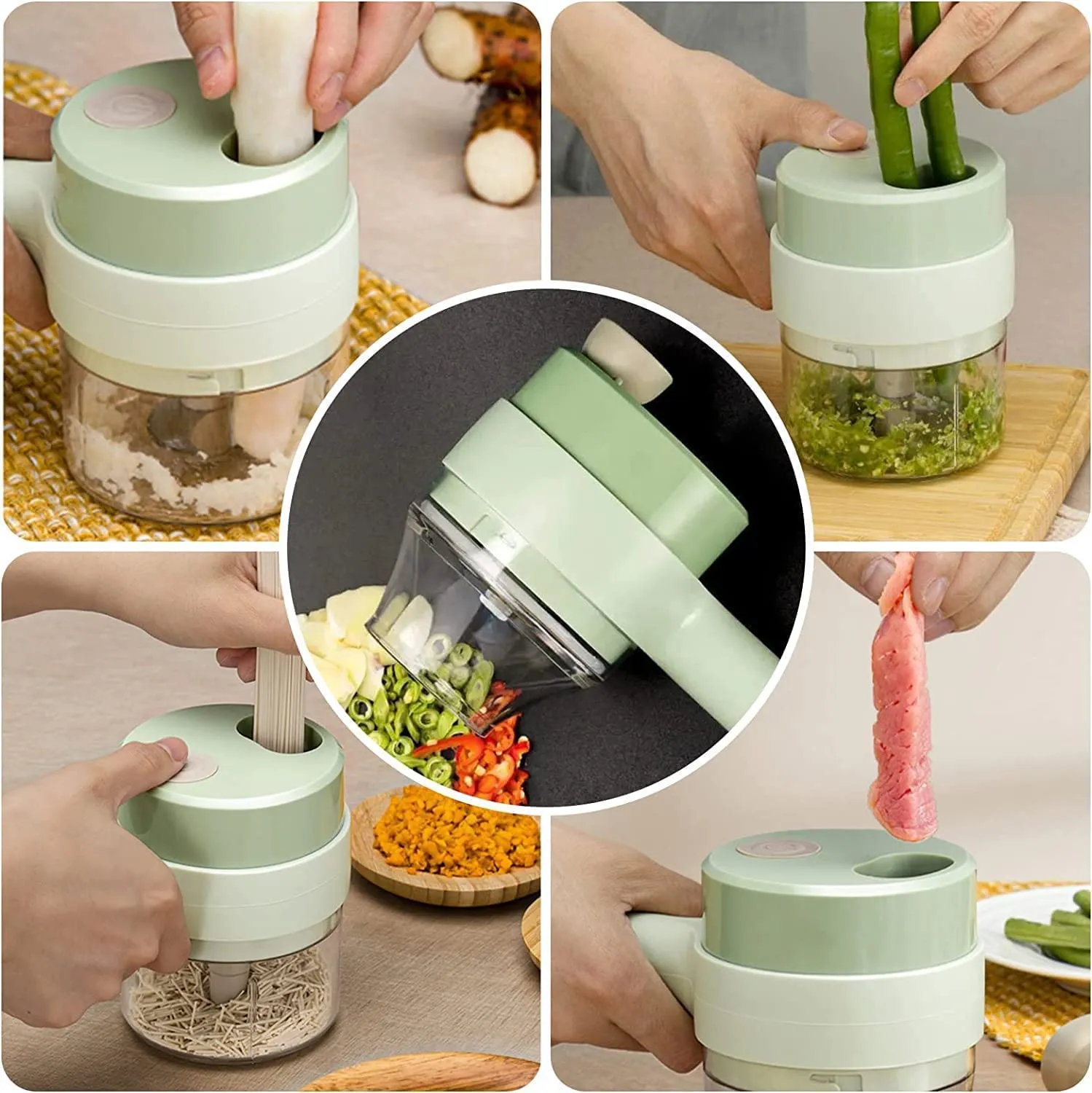 4 in 1 Rechargeable Gun Chopper