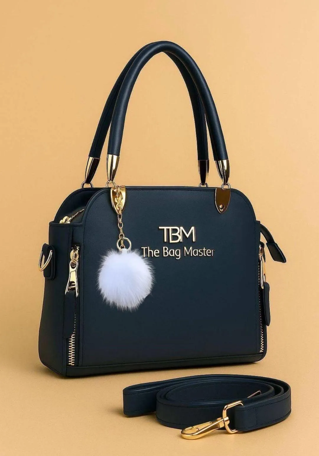 Women's PU Leather Plain Hand Bag