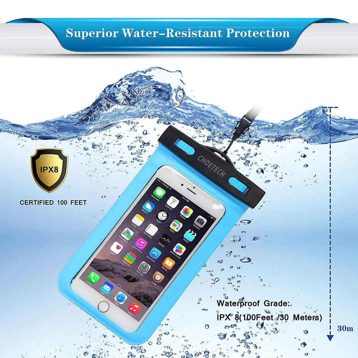 Universal Waterproof Mobile Smartphone Pouch
