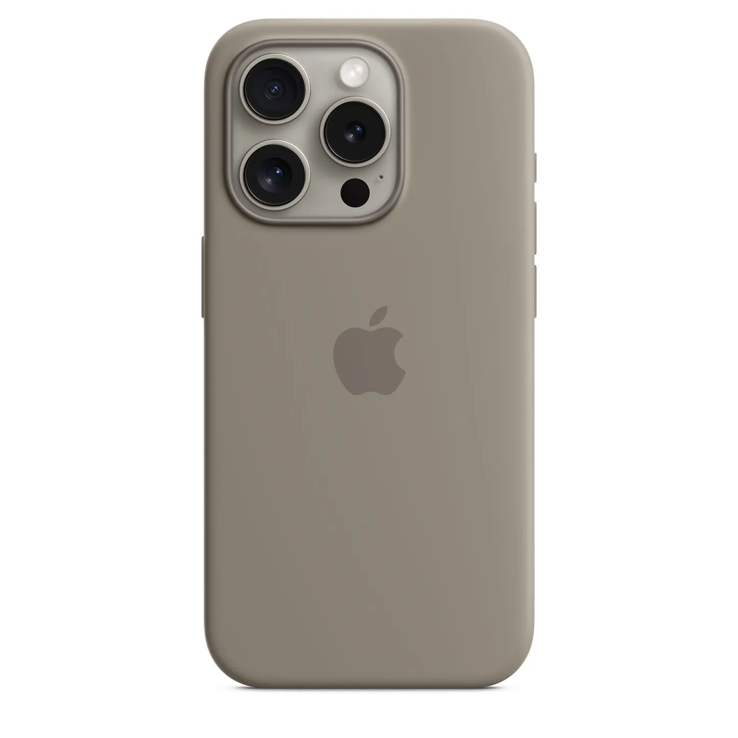 Iphone 13 To 16 Pro Max Silicone Case With Apple Logo Soft.