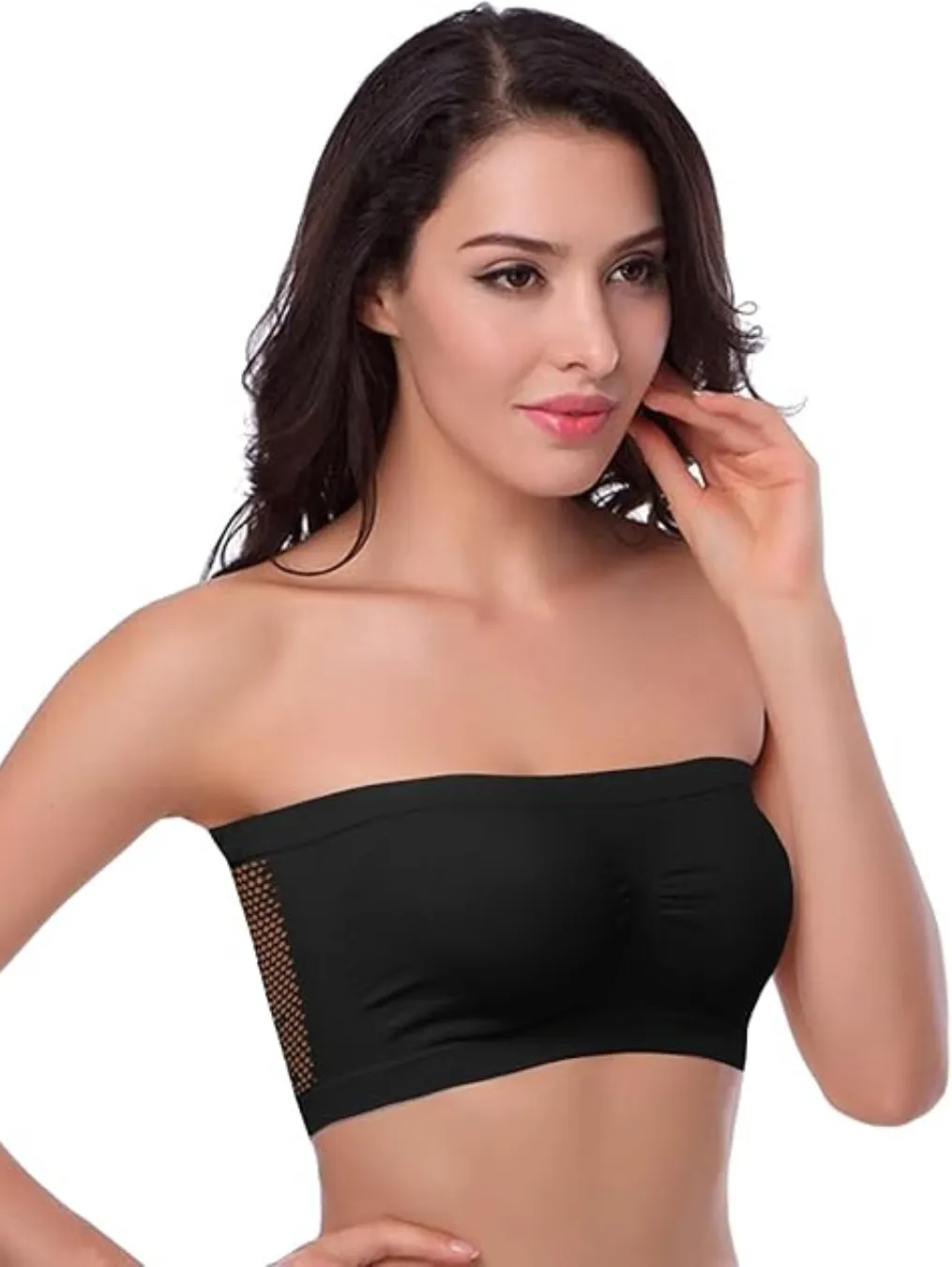 Women Strapless Tube Bra