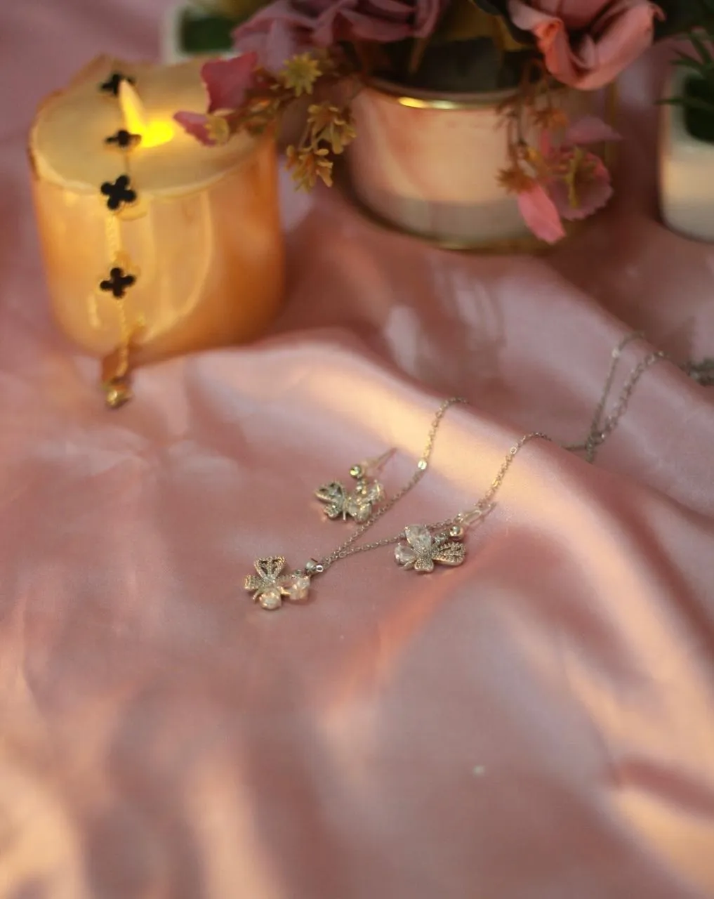 Butterfly Pendant Set