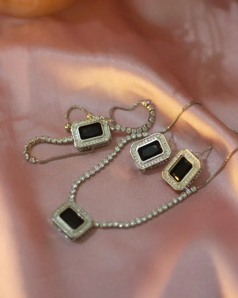 Black Pendant Set(Stainless Steel)