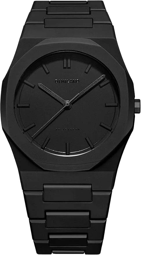 plastic material - Black Dial Men's Watch Quartz Movement -