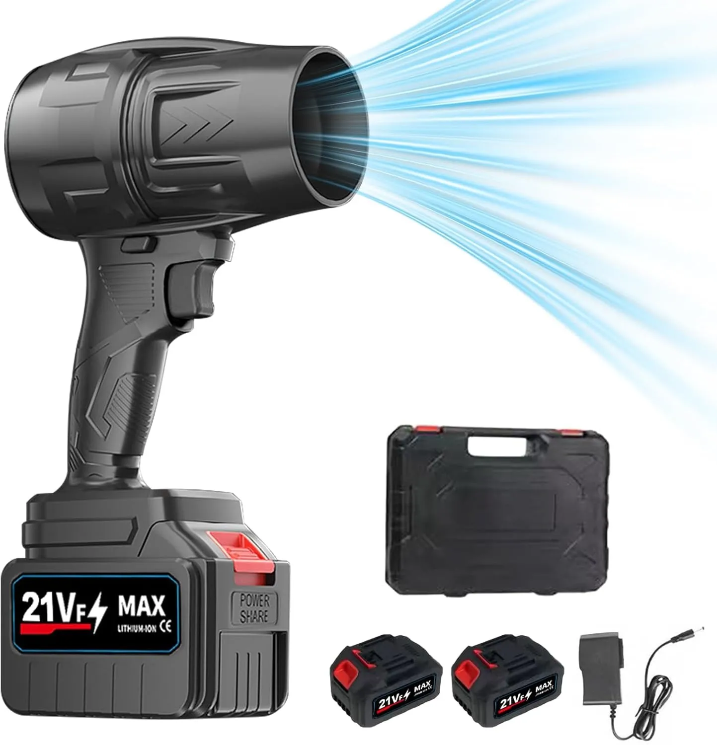 Jet Blower with Charger & 2 x Battery