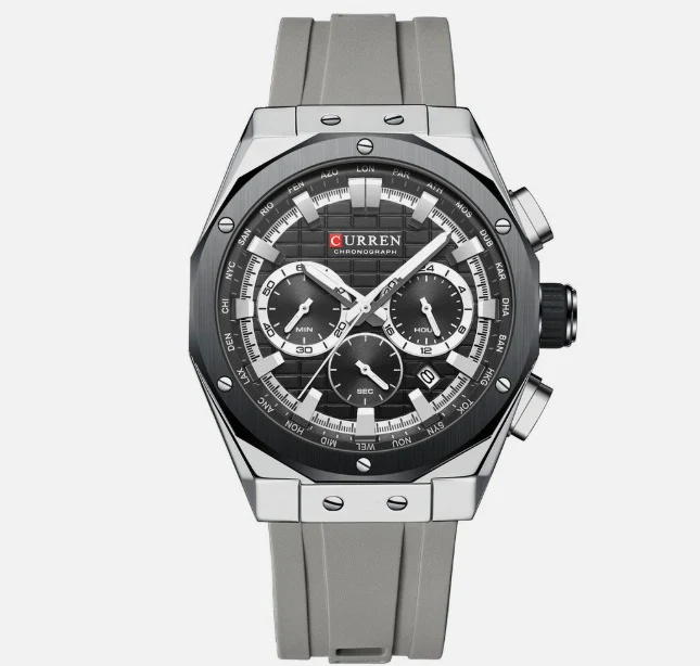 CURREN 8464 Men's Chronograph – Sporty Elegance in Gold