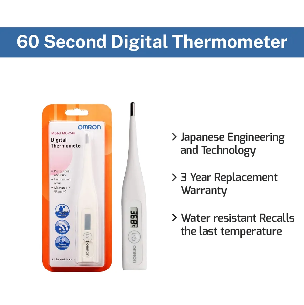 Omron MC-246 60 Second Digital Thermometer