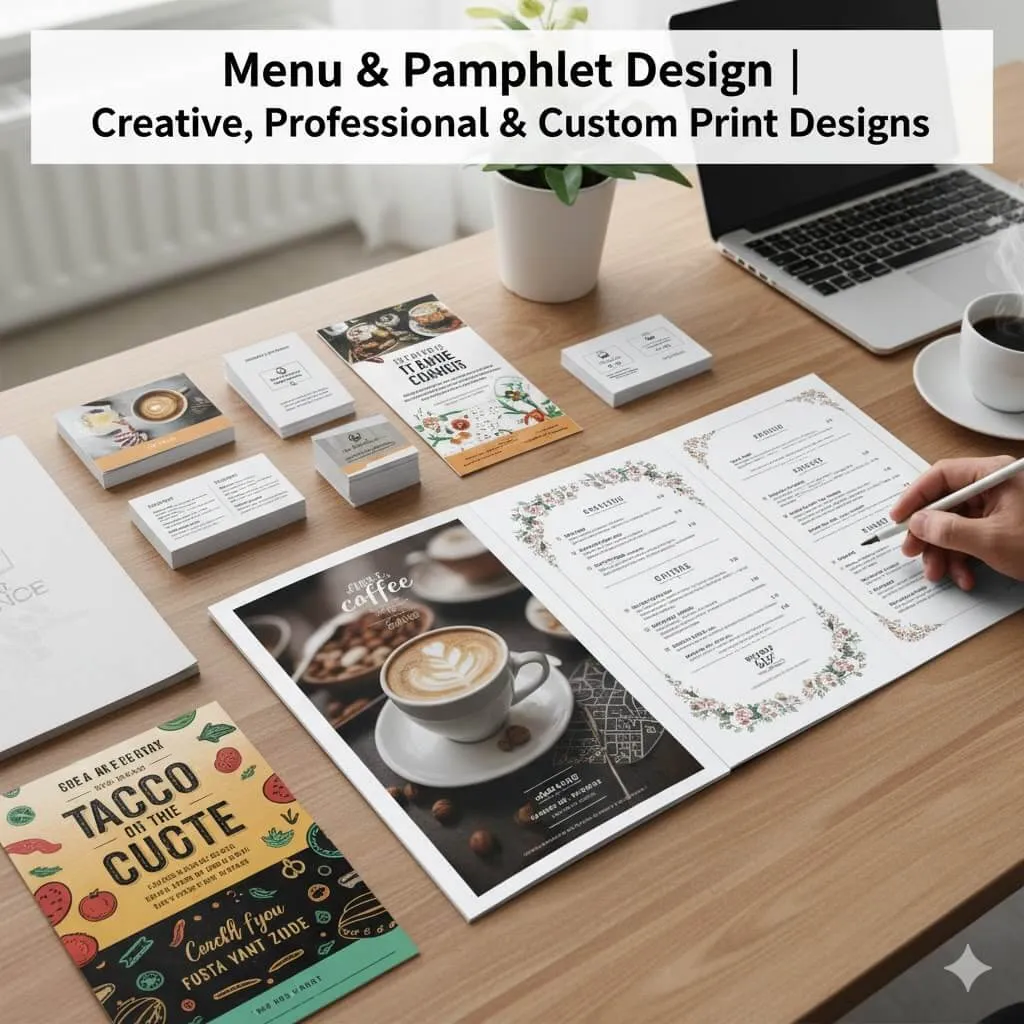 Menu & Pamphlet Design | Creative, Professional & Custom