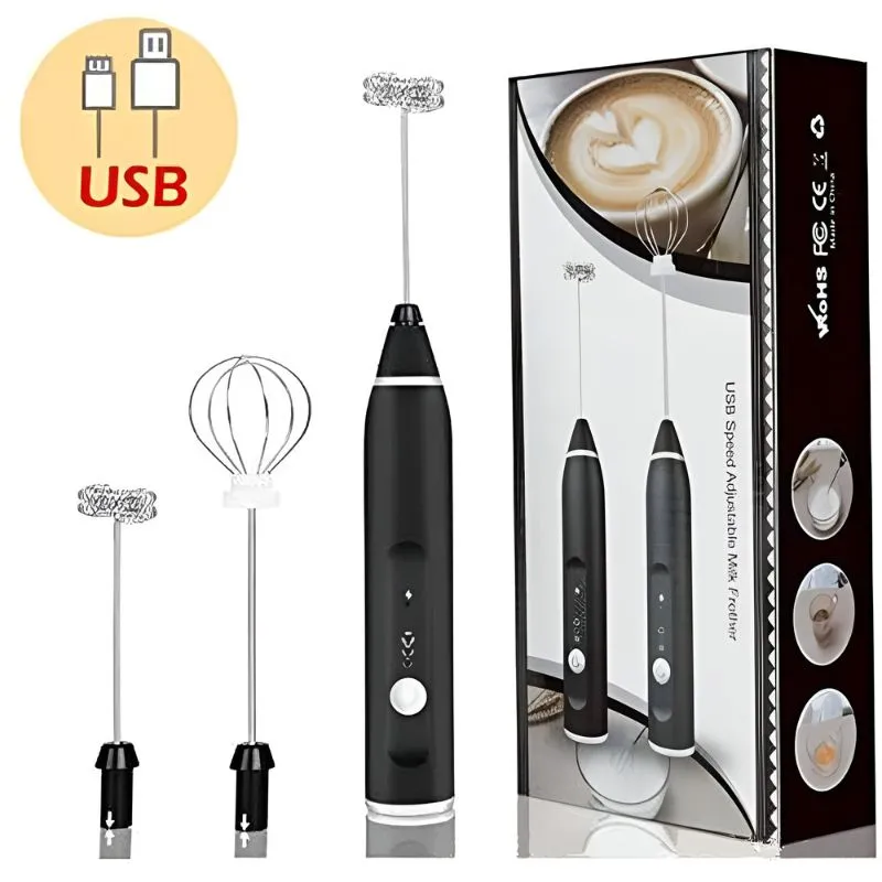 Rechargeable Electric Coffee Frother & Egg Beater | High-Spe