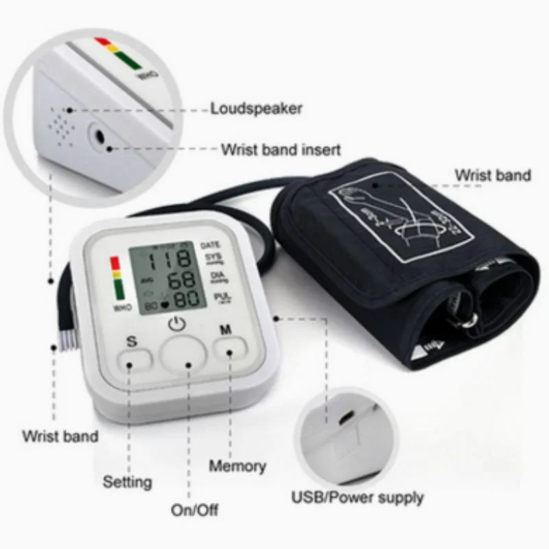 Digital Blood Pressure Monitor | Upper Arm Automatic BP Mach