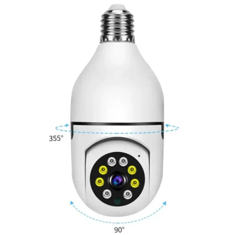 Speed-X Bulb Camera 1080P WiFi 360° Panoramic Security Camer