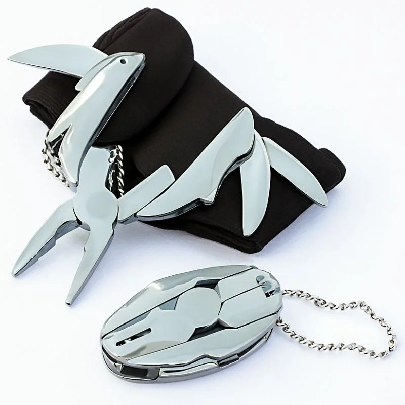 Stainless Steel Outdoor Portable Multitool Plier Knife | Min