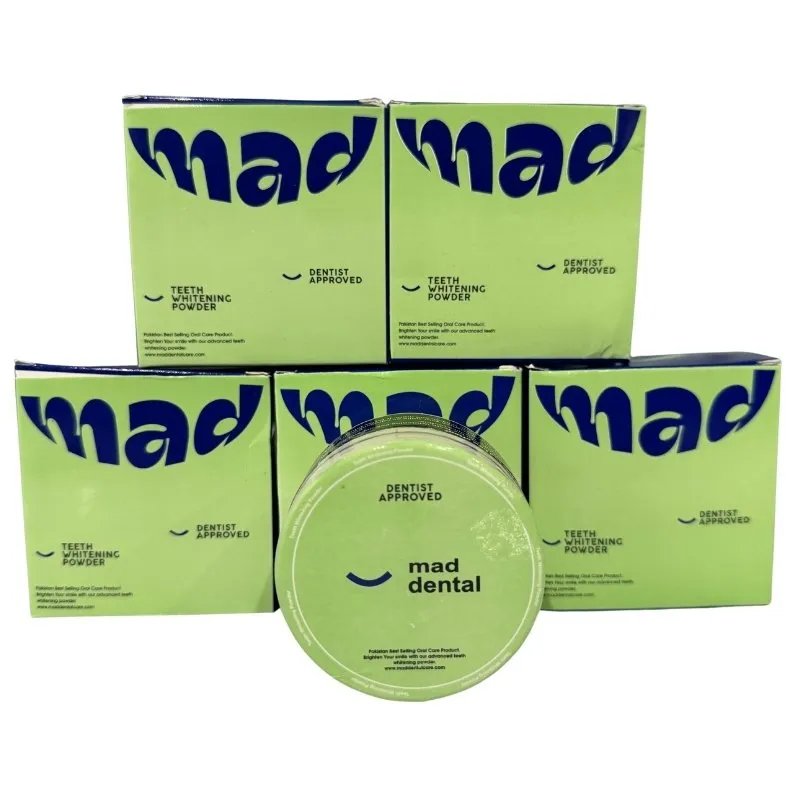 Mad Dental Care Teeth Whitening Powder | Dentist Approved En