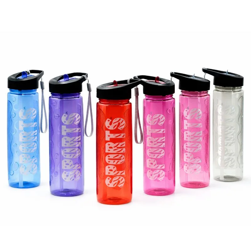 Pink Stylish Water Sport Bottle 1000ml with Straw | Leakproo