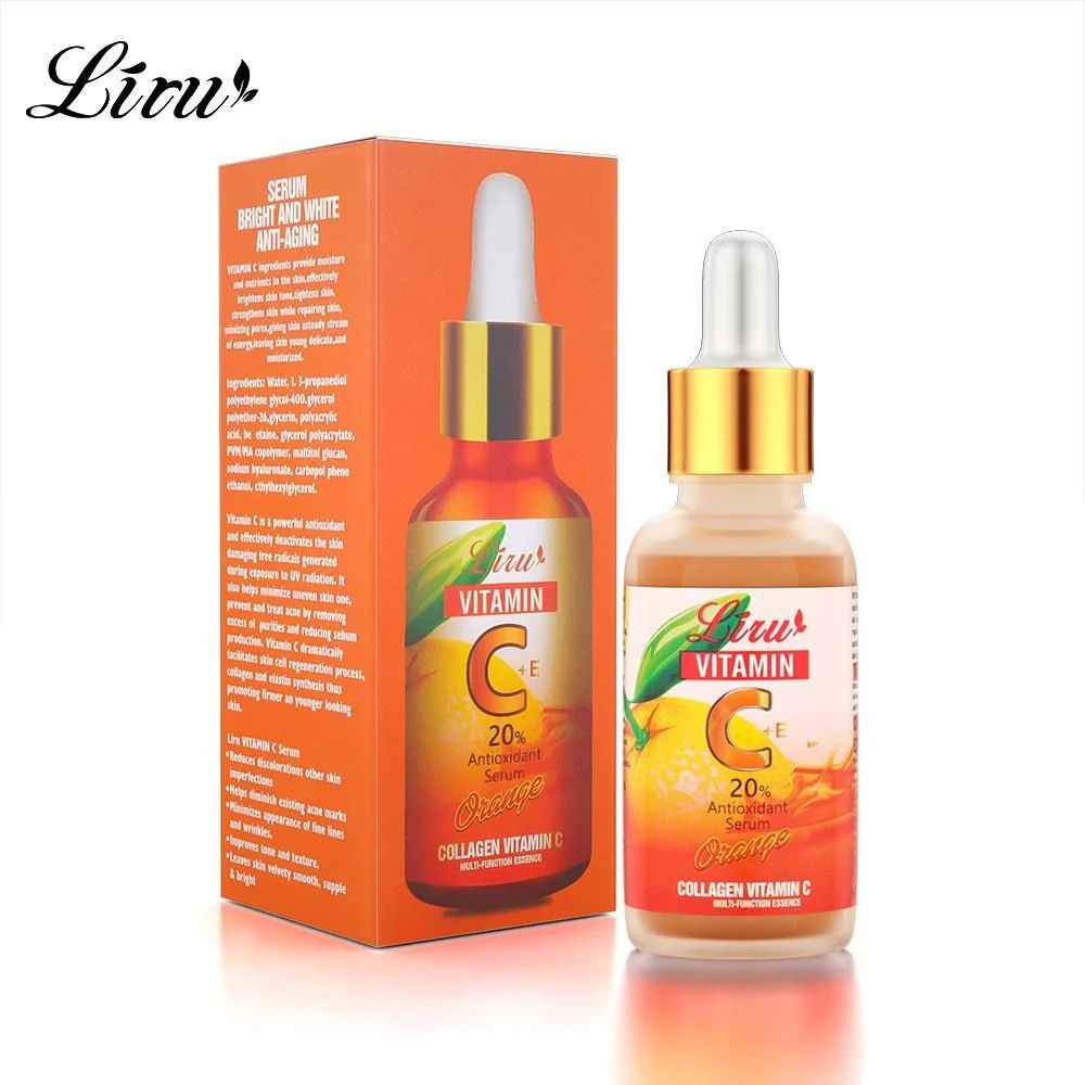 Liru Collagen Vitamin C Serum Orange 30ml Brightening Anti-A