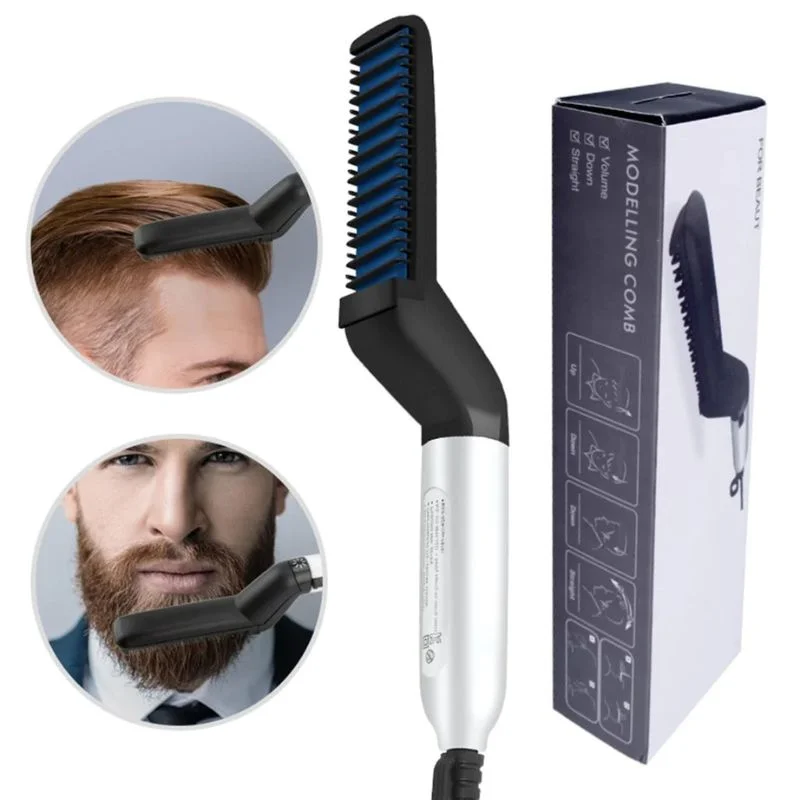 Hair & Beard Straightener Comb for Men | Multifunction Elect