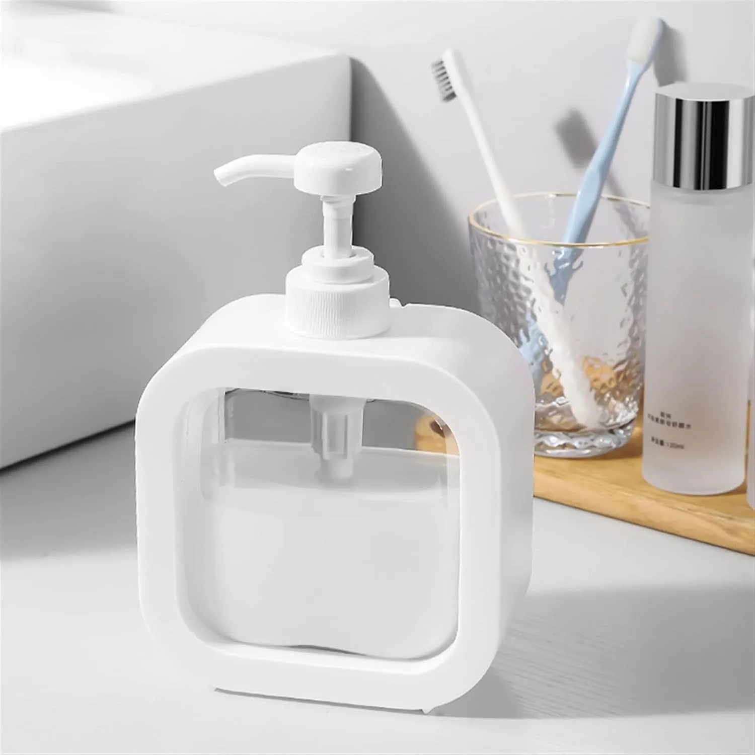 Portable Refillable Soap Dispenser Bottle | 300ml 500ml Clea