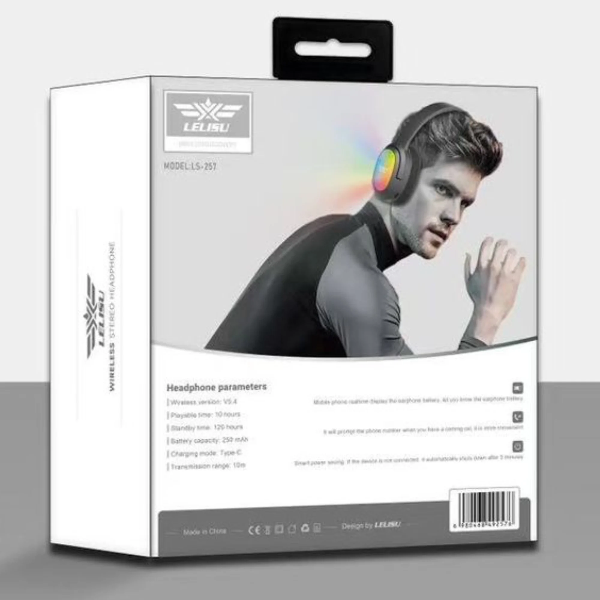 Lelisu LS-257 Wireless Stereo Headphones | Bluetooth 5.4 Ove