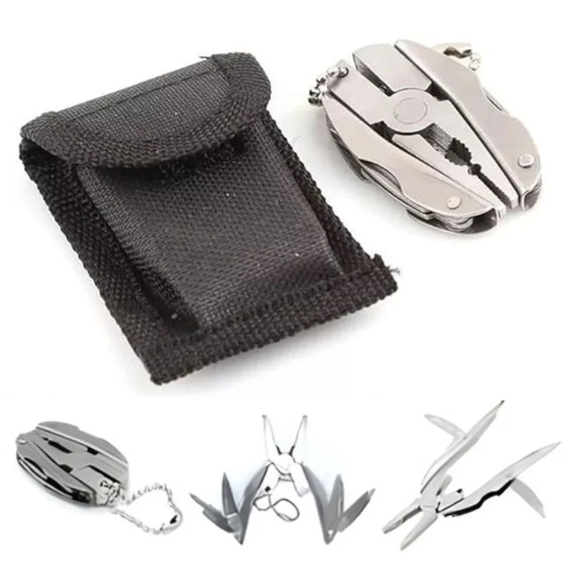 Stainless Steel Outdoor Portable Multitool Plier Knife | Min