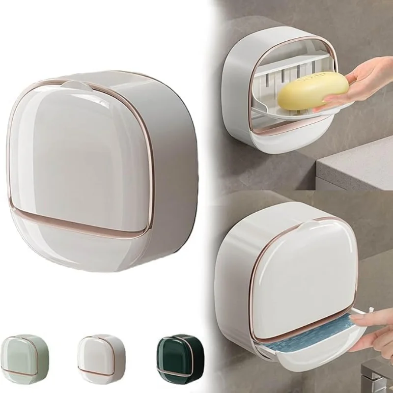 Milky White | Self-Adhesive Wall-Mounted Luxury Soap Holder