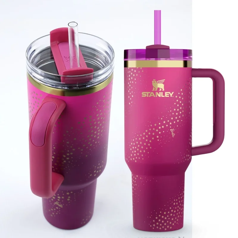 Star Pink Stylish Stanley Barbie Tumbler | H2.0 Tumbler 1.18