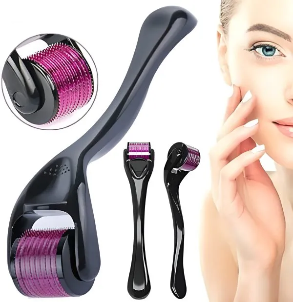 Derma Roller 0.5mm for Hair & Skin Therapy | 540 Titanium Mi
