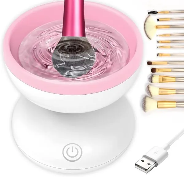 Electric Makeup Brush Cleaner Machine | Automatic USB Rechar