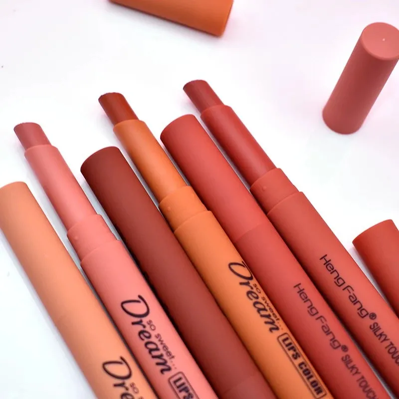 Hengfang Matte Dream Lipstick Set – 6-Piece Long-Lasting Nud