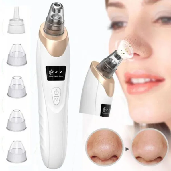 Blackhead Suction Remover Portable Pore Cleaner with LED Dis