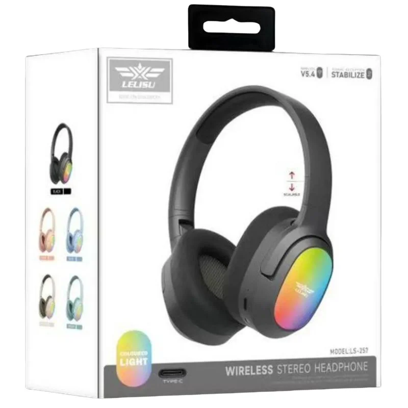 Lelisu LS-257 Wireless Stereo Headphones | Bluetooth 5.4 Ove