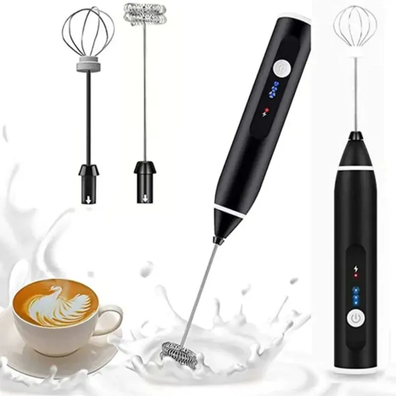 Rechargeable Electric Coffee Frother & Egg Beater | High-Spe