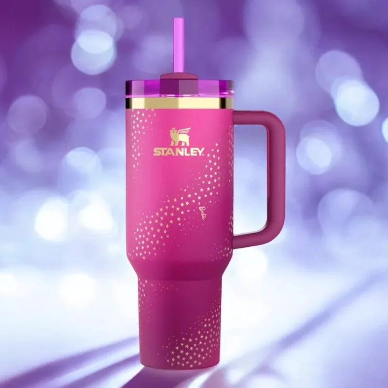 Star Pink Stylish Stanley Barbie Tumbler | H2.0 Tumbler 1.18
