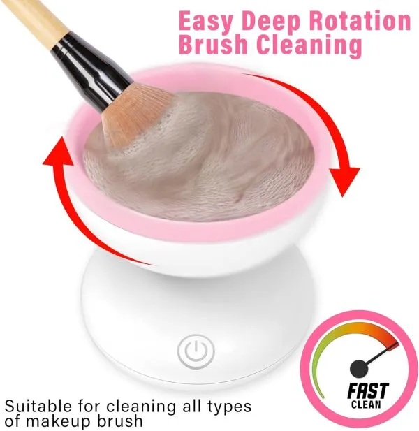 Electric Makeup Brush Cleaner Machine | Automatic USB Rechar