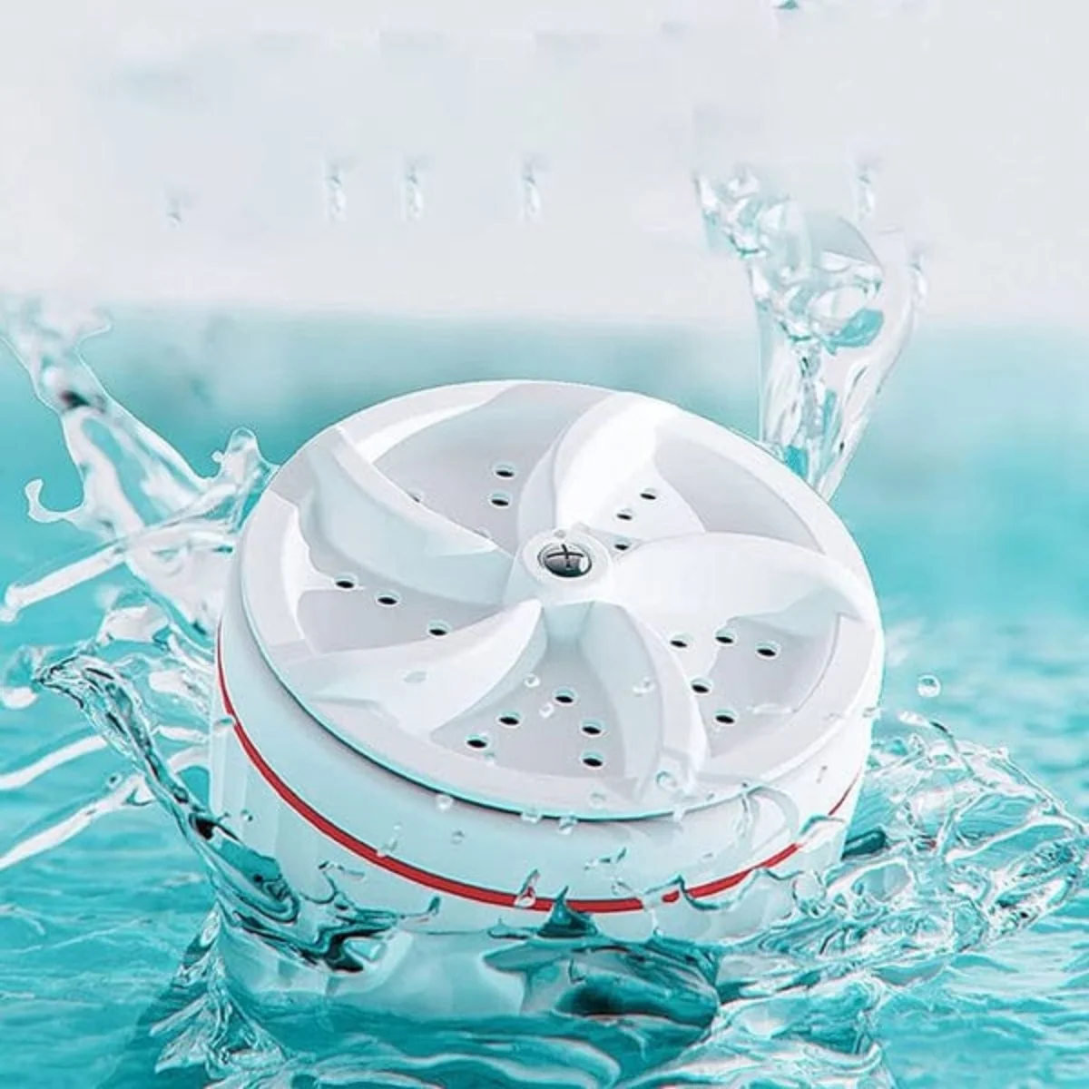 Portable USB Mini Turbo Washer | Ultrasonic Travel Washing M