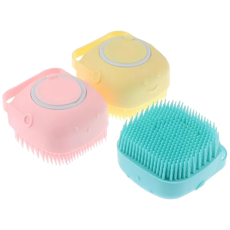 Soft Silicone Bath Brush with Hooks | Baby & Adult Body Scru