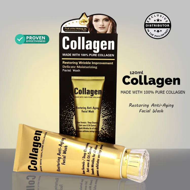 Wokali Collagen Anti-Aging&Anti-Acne Facial Face Wash 120ml