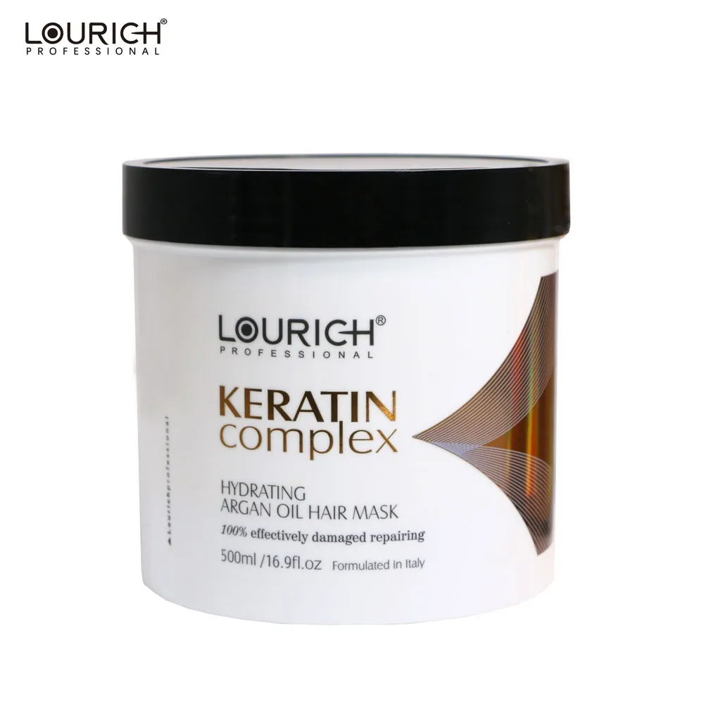 LOURICH Keratin Argan Hair Mask 500ml – Soft, Smooth & Repai