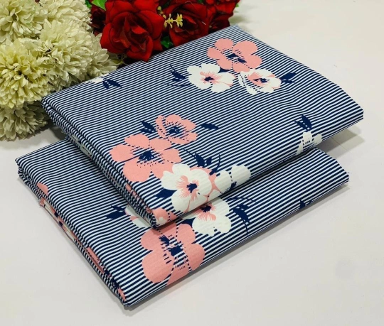 2pcs Women unstitched suits printed