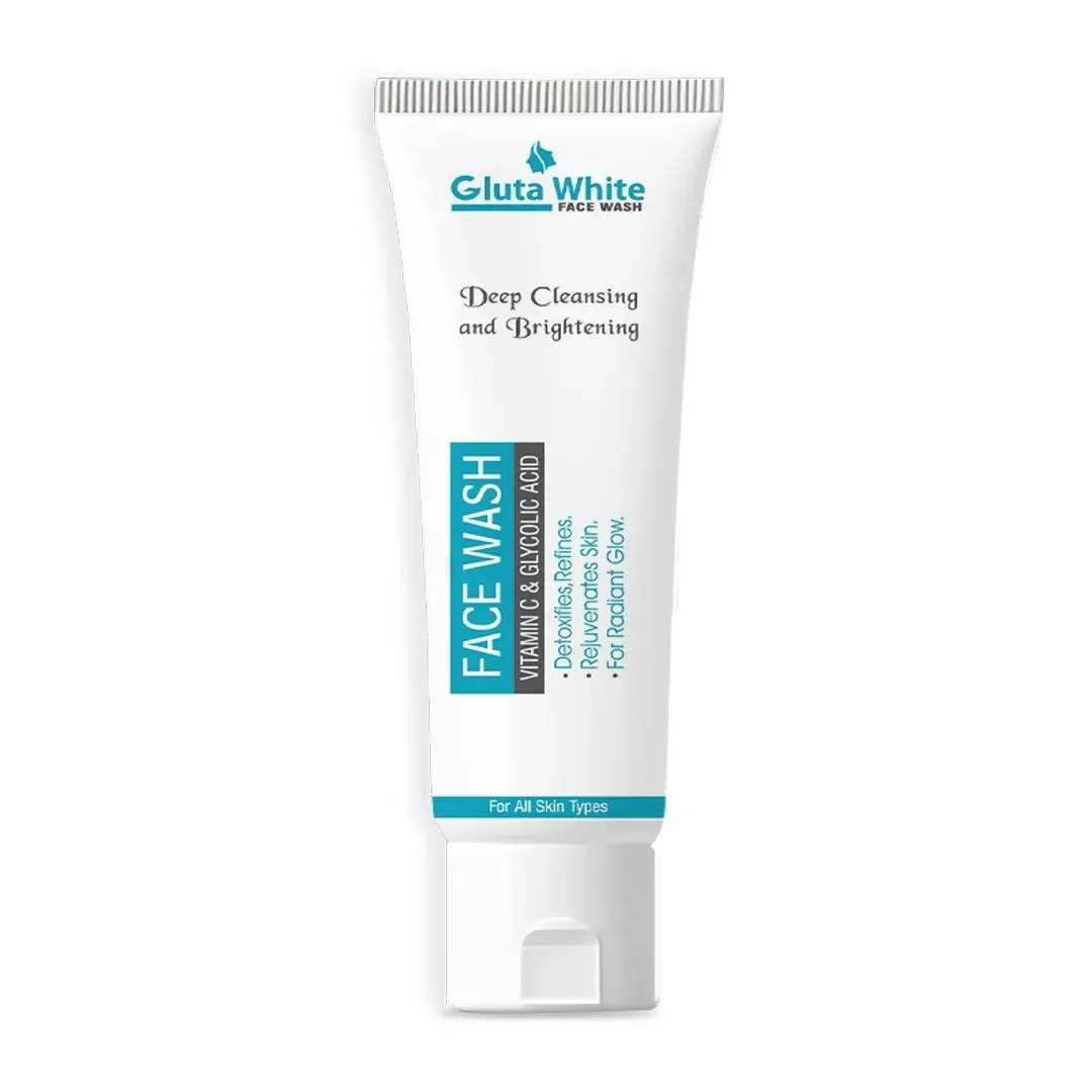 Gluta White Face Wash – Skin Brightening, Deep Cleansing