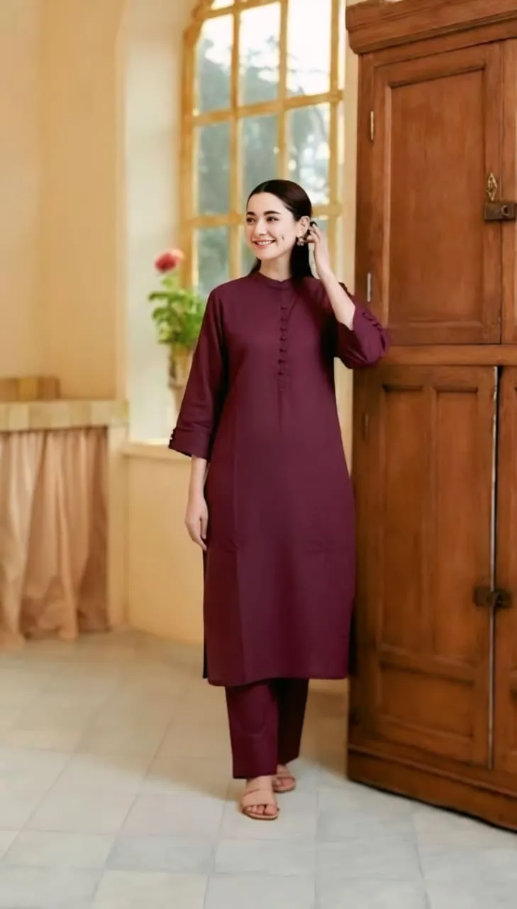 LONG LENGTH Stone Linen Stitch 2 piece