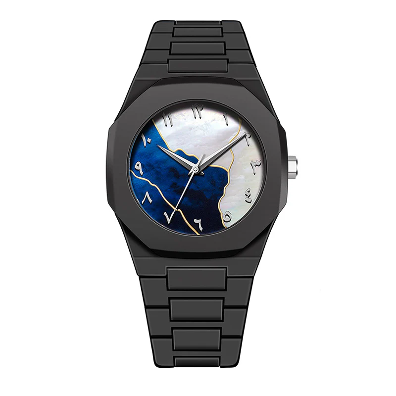 Ocean Mist Arabic Numeral Watch